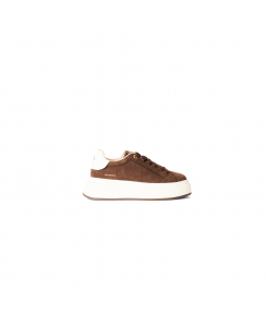 GOLD&GOLD Sneakers Platform Donna Caffè B26GB1140CAFC