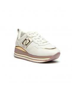 GOLD&GOLD Woman White Sneakers B23GB730BI