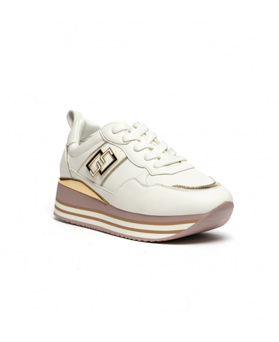 GOLD&GOLD Woman White Sneakers B23GB730BI