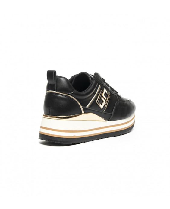 GOLD&GOLD Woman Black Sneakers B23GB730NE