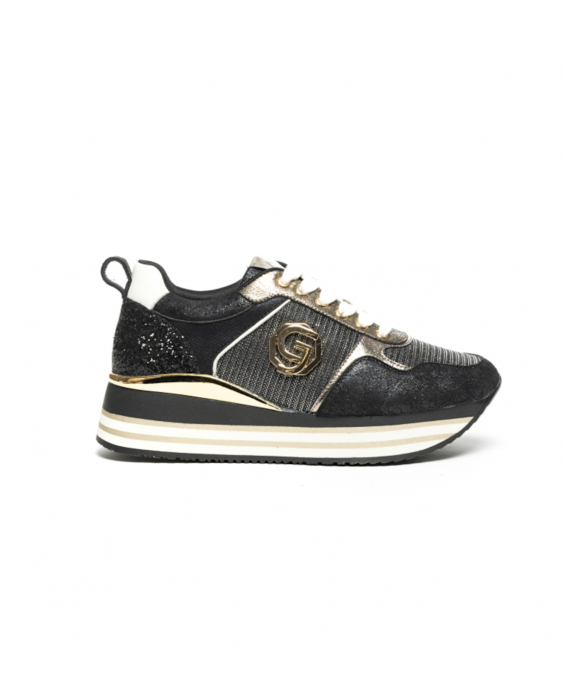 GOLD&GOLD Woman Black Sneakers B23GB731NECAF