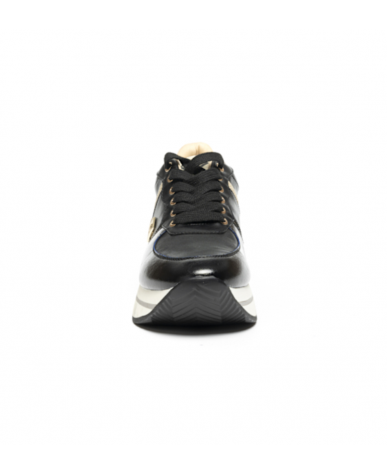 GOLD&GOLD Woman Black Sneakers B23GB737NE