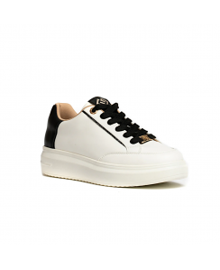 GOLD&GOLD Sneakers Donna Bianco Nero GB865