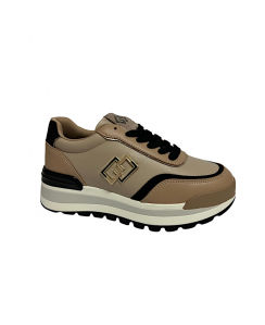 GOLD&GOLD Sneakers Donna Beige GB885