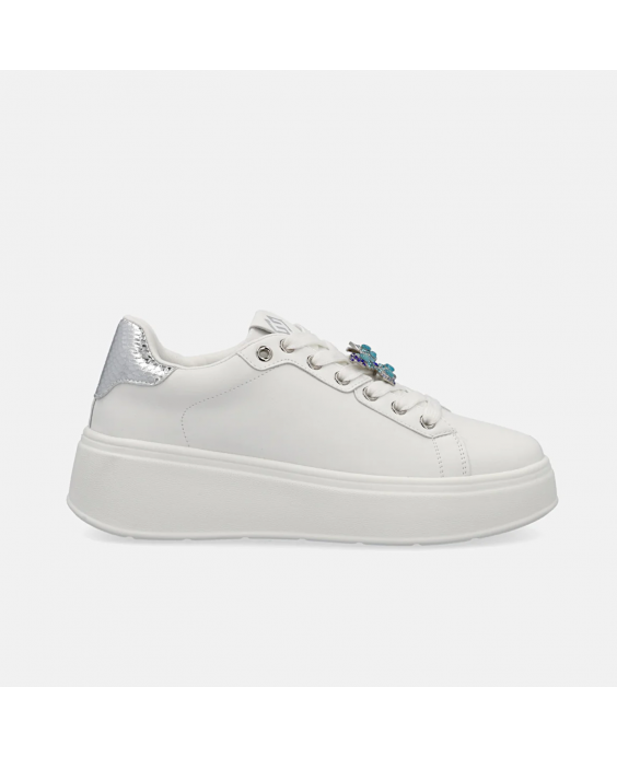 GOLD&GOLD Sneakers Donna Bianco Blu GB916