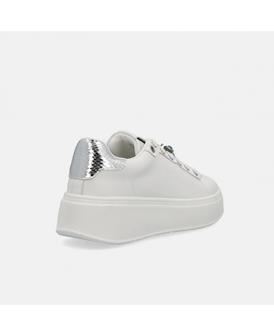 GOLD&GOLD Sneakers Donna Bianco Blu GB916