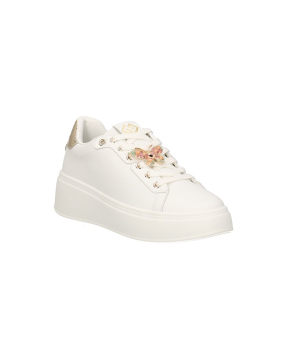 GOLD&GOLD Sneakers Donna Bianco Fucsia GB916