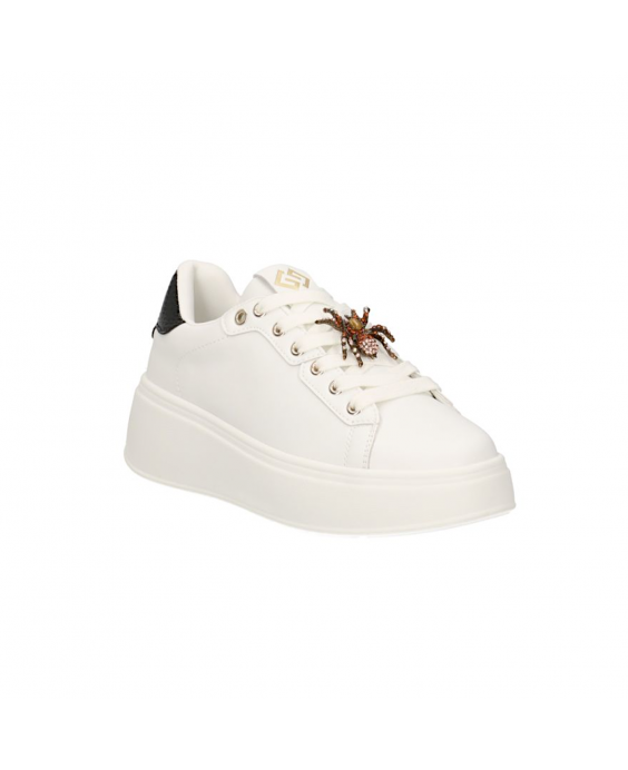 GOLD&GOLD Sneakers Donna Bianco Nero GB916
