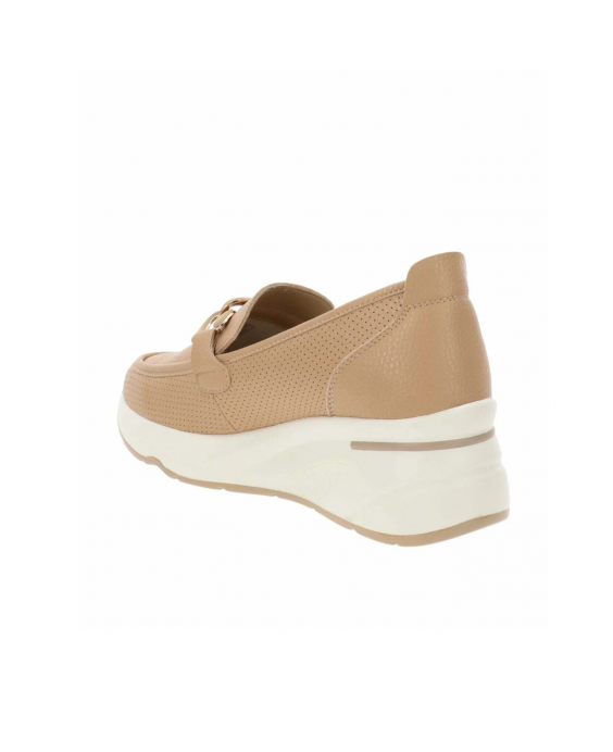 GOLD&GOLD Mocassino Donna Cammello GB940 