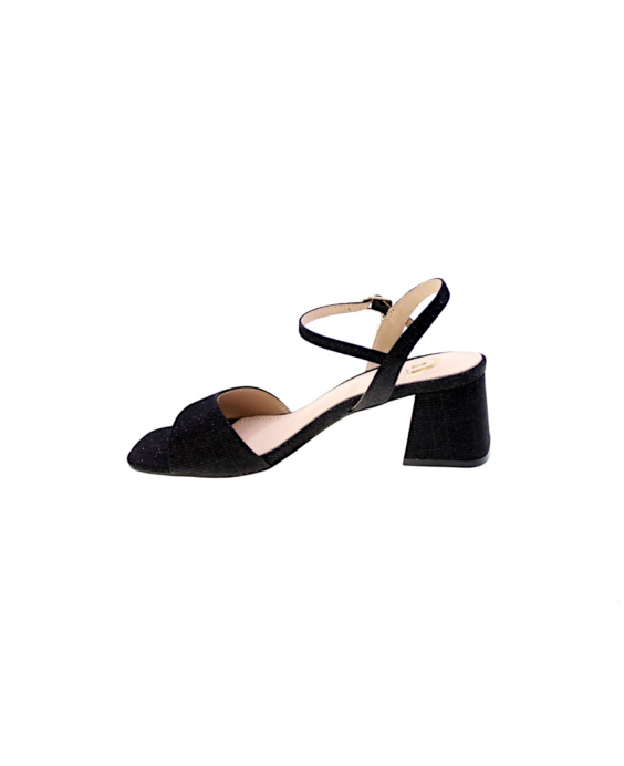 GOLD&GOLD Sandalo con tacco Donna Nero A24GD41NE