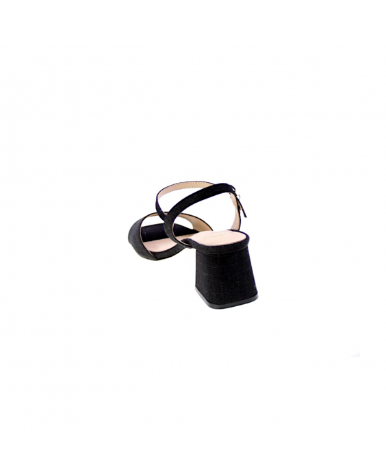 GOLD&GOLD Sandalo con tacco Donna Nero A24GD41NE
