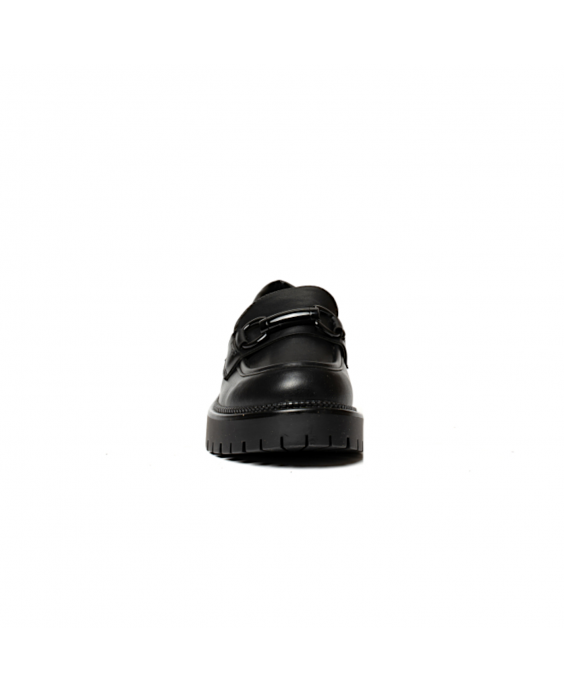 GOLD&GOLD Mocassino con morsetto Donna Nero GR459NEP