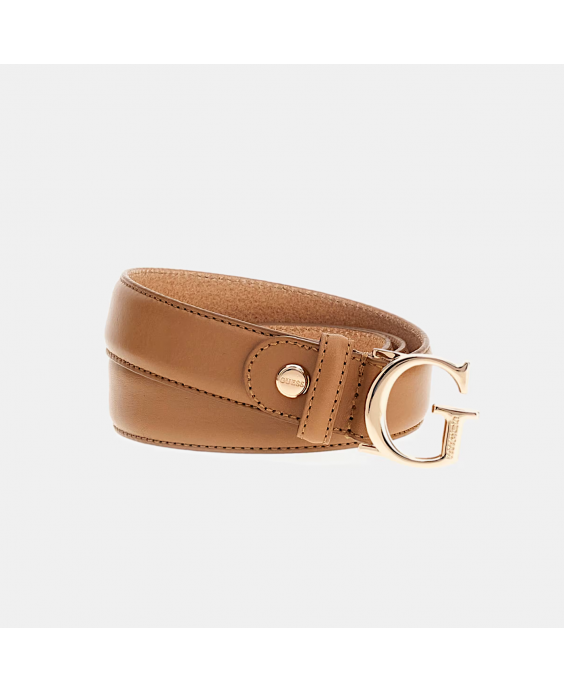 GUESS Cintura Vera Pelle Donna Beige BW9118P4230 - CAM