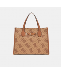 GUESS Borsa a mano Izzy Donna 4G Latte Logo OS865422