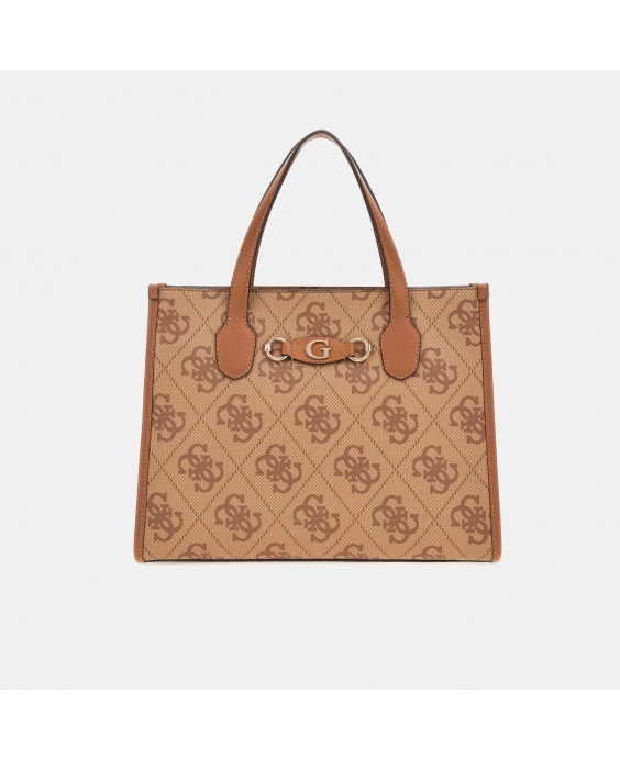GUESS Borsa a mano Izzy Donna 4G Latte Logo OS865422