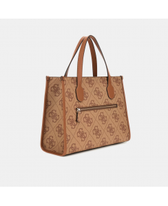 GUESS Borsa a mano Izzy Donna 4G Latte Logo OS865422