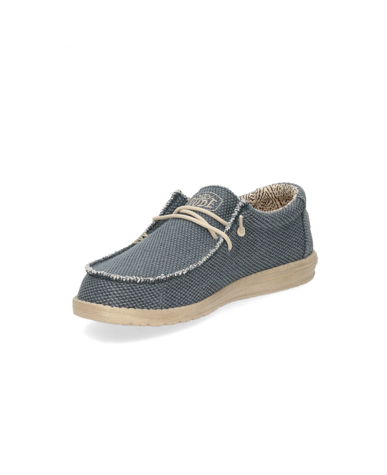 HEY DUDE Mocassino Wally Braided Uomo Blu 40003-4NM