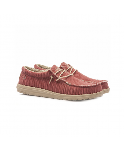 HEY DUDE Mocassino Wally Braided Uomo Rosso 40003-6VP