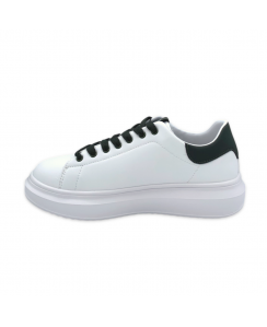 ICON Sneakers Platform Uomo Bianco Verde militare IC04748SU