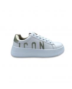 ICON Woman White Gold Sneakers IC948107SD
