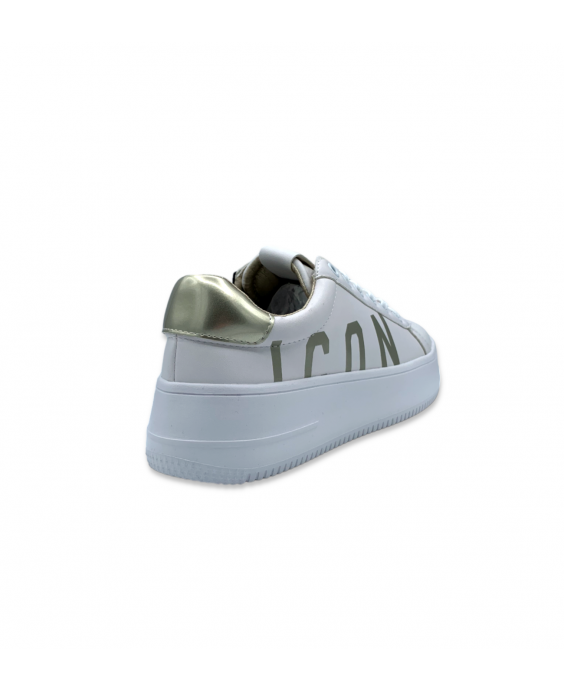 ICON Woman White Gold Sneakers IC948107SD