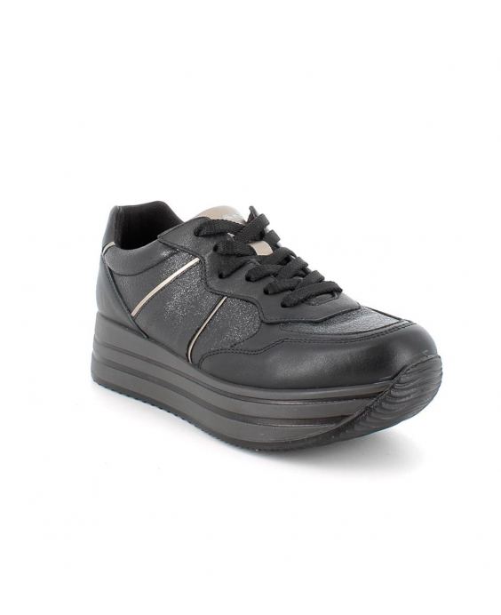 IGI&CO Woman Black Sneakers - Model 202324674300001