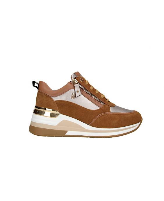 KEYS Sneakers Donna Cognac Tortora K-9811 9027