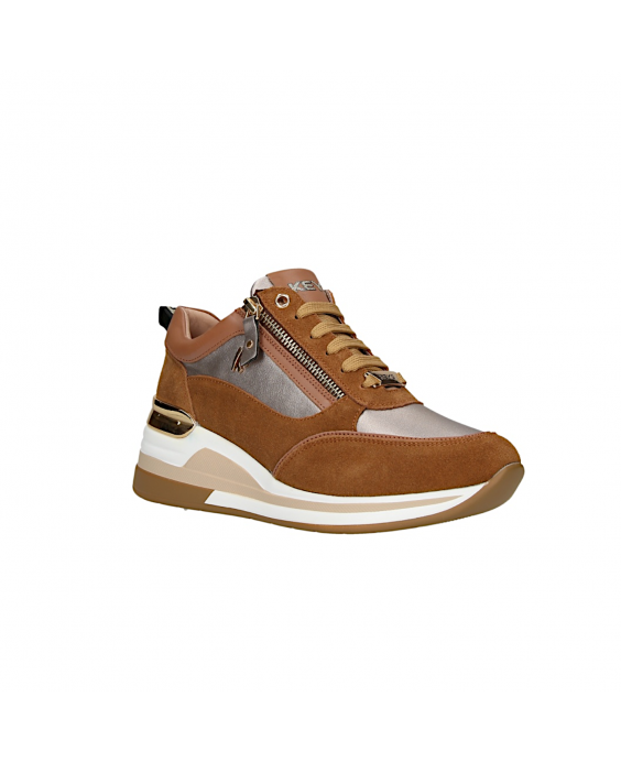 KEYS Sneakers Donna Cognac Tortora K-9811 9027