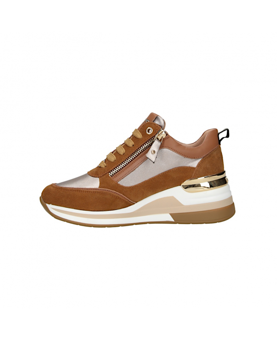 KEYS Sneakers Donna Cognac Tortora K-9811 9027