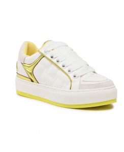 KURT GEIGER Sneakers Southbank Donna Bianco Giallo 9564393109