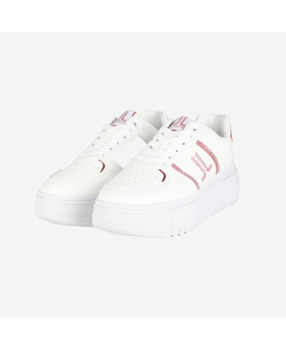 LANCETTI Woman White Pink Sneakers LNC-005 003