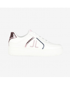 LANCETTI Woman White Pink Sneakers LNC-012