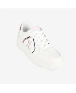 LANCETTI Woman White Pink Sneakers LNC-012