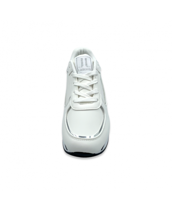 LANCETTI Woman White Silver Sneakers LNC-092