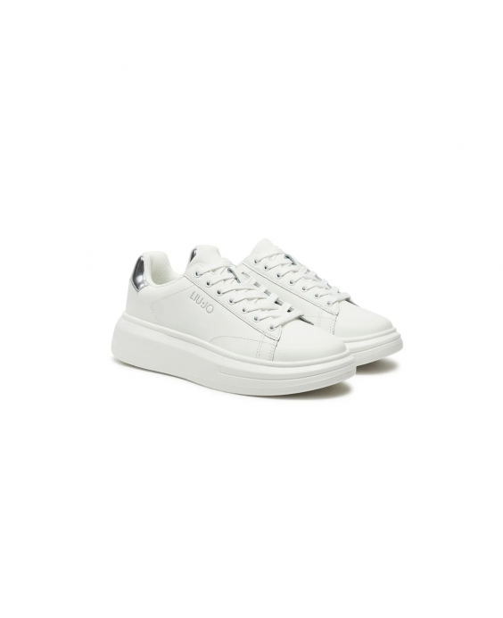 LIU JO Sneakers Babol 01 Donna Bianco Argento 4F4753PX474-04370