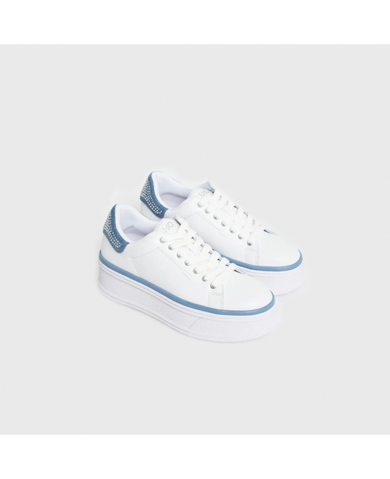 LIU JO Sneakers Selma 16 Donna Bianco Denim BA5101PX652 - S3692