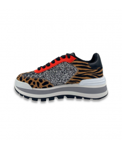 LIU JO Sneakers Amazing 02 Donna Animalier BF2127PX184 - S1872