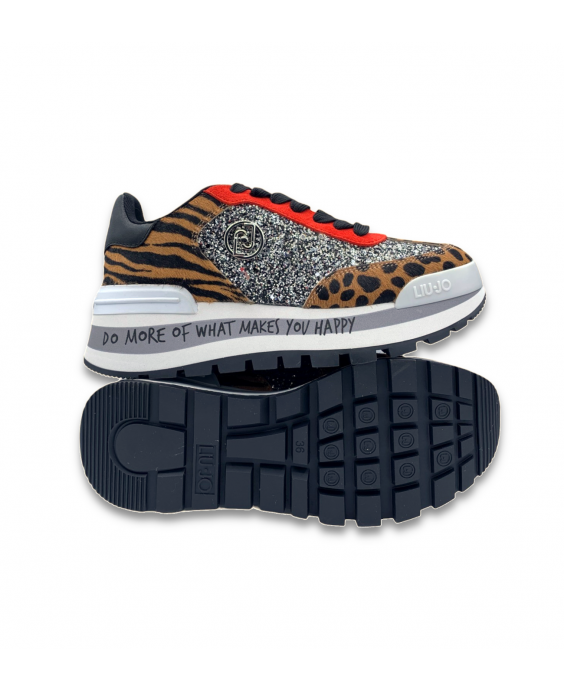 LIU JO Sneakers Amazing 02 Donna Animalier BF2127PX184 - S1872