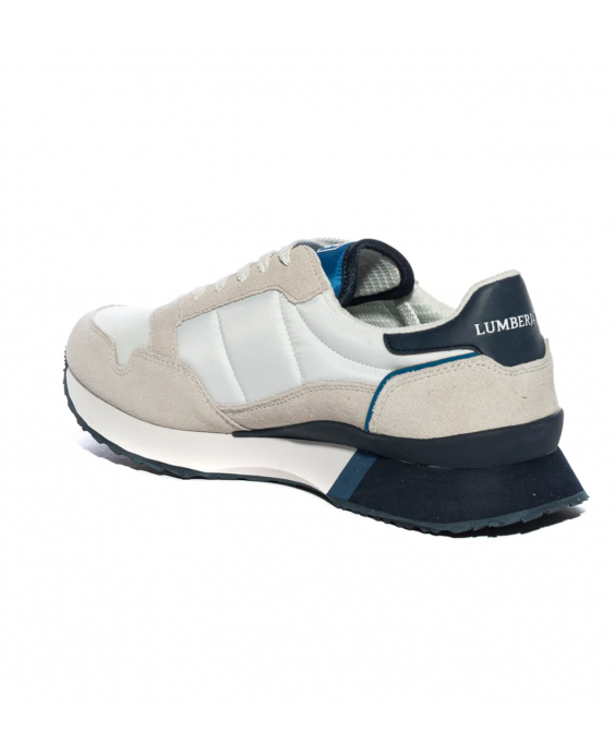 LUMBERJACK Man White Navy blue Wilson Sneakers SME6805-001 M94-M0145