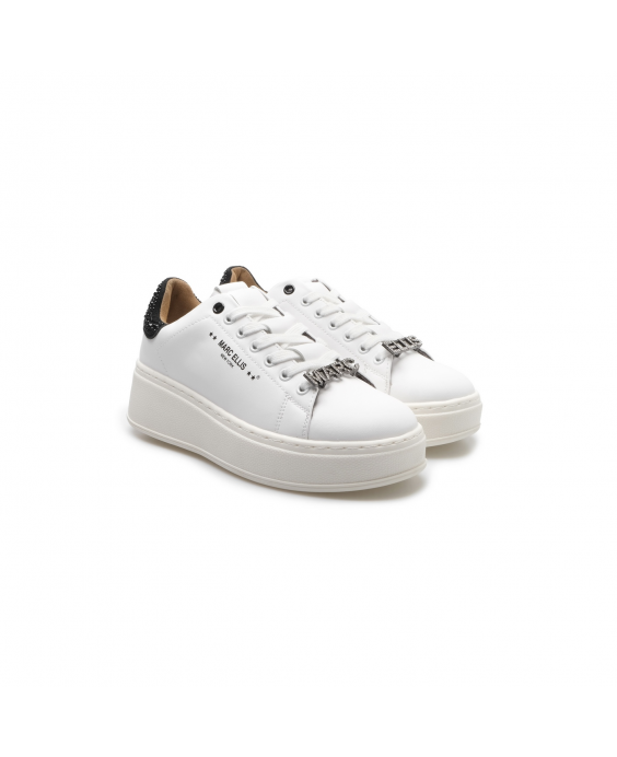 MARC ELLIS Sneakers Maki Donna Bianco Nero MAKI305-WHITE-BLACK