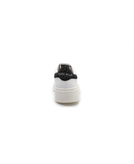 MARC ELLIS Sneakers Maki Donna Bianco Nero MAKI305-WHITE-BLACK