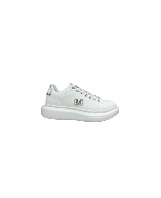MARC ELLIS Sneakers Hawai Donna Bianco Argento MSS25-105