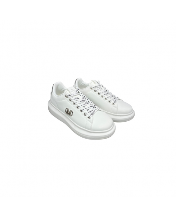 MARC ELLIS Sneakers Hawai Donna Bianco Argento MSS25-105