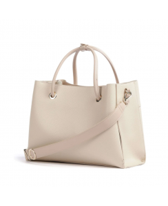 MARIO VALENTINO Borsa Shopping Alexia Donna Ecru VBS5A802