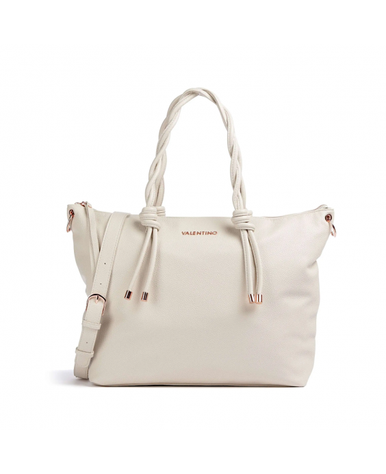 MARIO VALENTINO Borsa Shopping Scarlett Re Donna Ecru VBS8U901