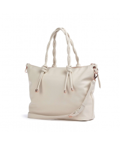 MARIO VALENTINO Borsa Shopping Scarlett Re Donna Ecru VBS8U901
