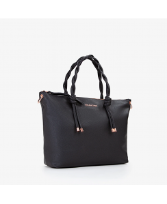 MARIO VALENTINO Borsa Shopping Scarlett Re Donna Nero VBS8U901