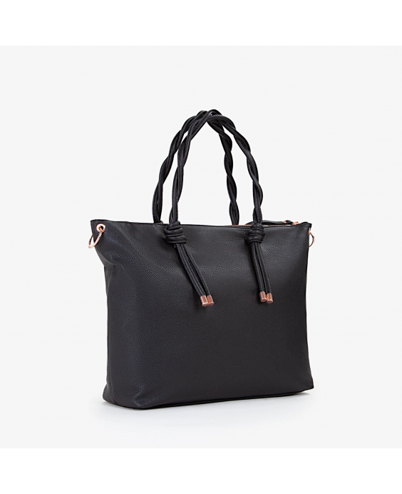 MARIO VALENTINO Borsa Shopping Scarlett Re Donna Nero VBS8U901