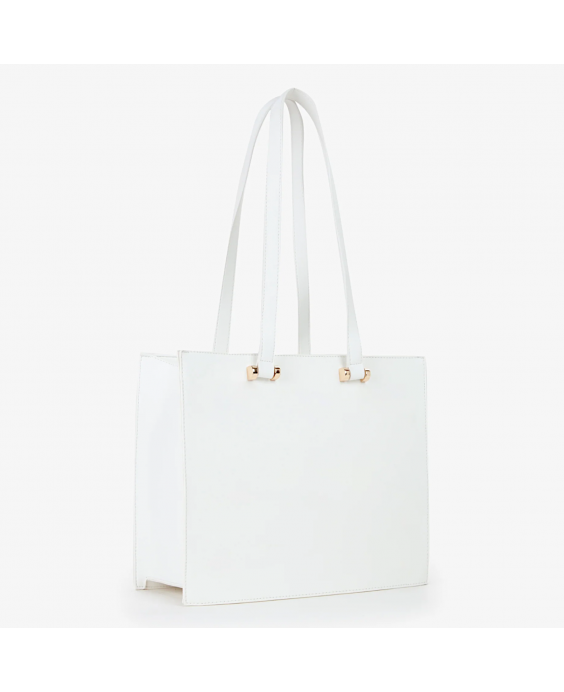 MARIO VALENTINO Borsa Shopping Sindy Re Donna Bianco VBS8UM01