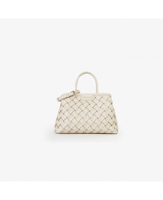 MARIO VALENTINO Borsa Shopping Ennis Donna Ecru VBS9UA04STD